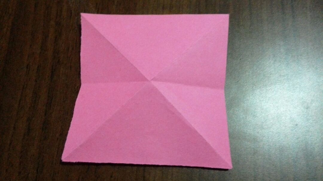 折纸-简单的玫瑰花叠法    安然制作 第3步