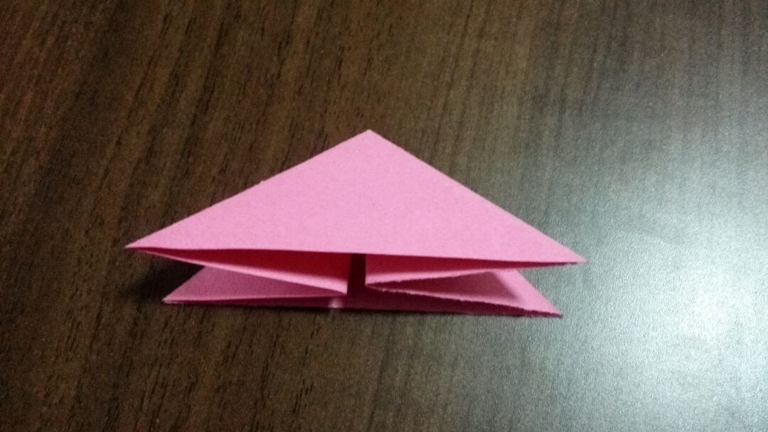 折纸-简单的玫瑰花叠法    安然制作 第4步