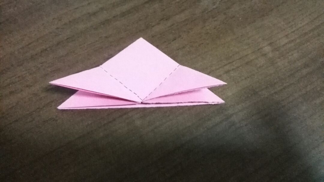折纸-简单的玫瑰花叠法    安然制作 第5步