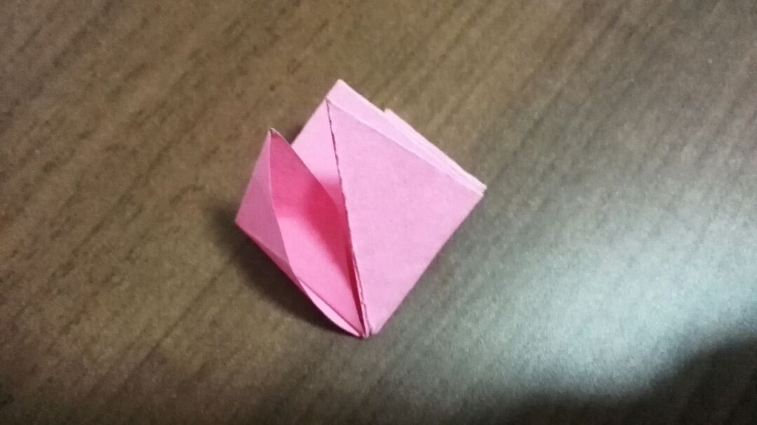 折纸-简单的玫瑰花叠法    安然制作 第6步