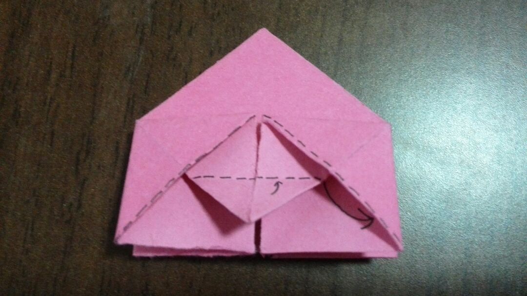 折纸-简单的玫瑰花叠法    安然制作 第8步