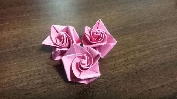 折纸-简单的玫瑰花叠法 安然制作