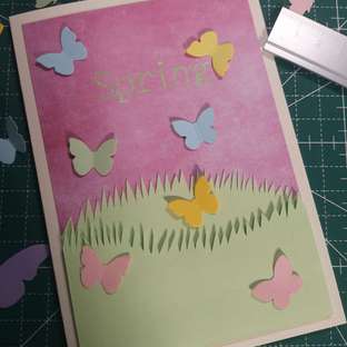 春天蝴蝶贺卡 039