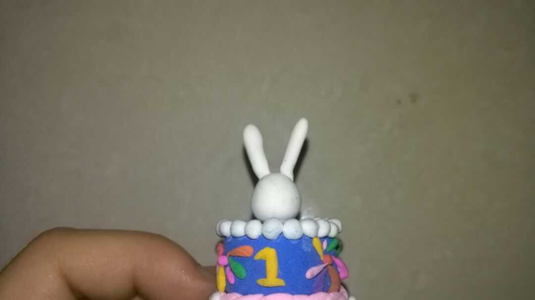 【粘土】兔几蛋糕～ 第5步