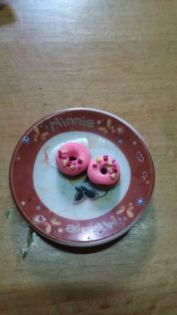 「黏土迷你食物系列」甜甜圈