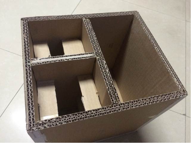 志峰工艺旧物改造 纸箱改造教程 第4步