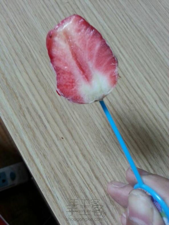 【原创】简单草莓冰棍