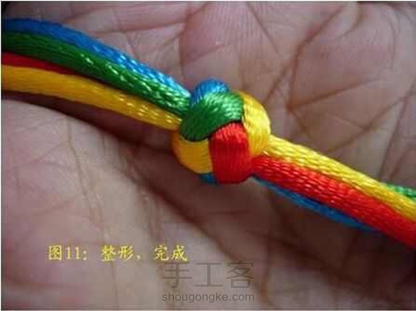四线纽扣结(百度搜索的)