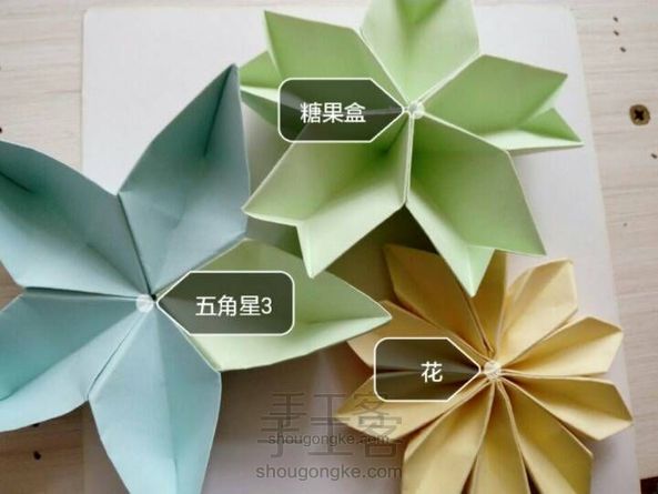 『幽瞳』折纸糖果盒(别名樱花盒子)