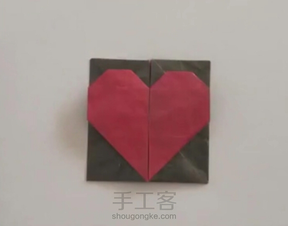（转）【心型纸盒】－折纸教程（一）