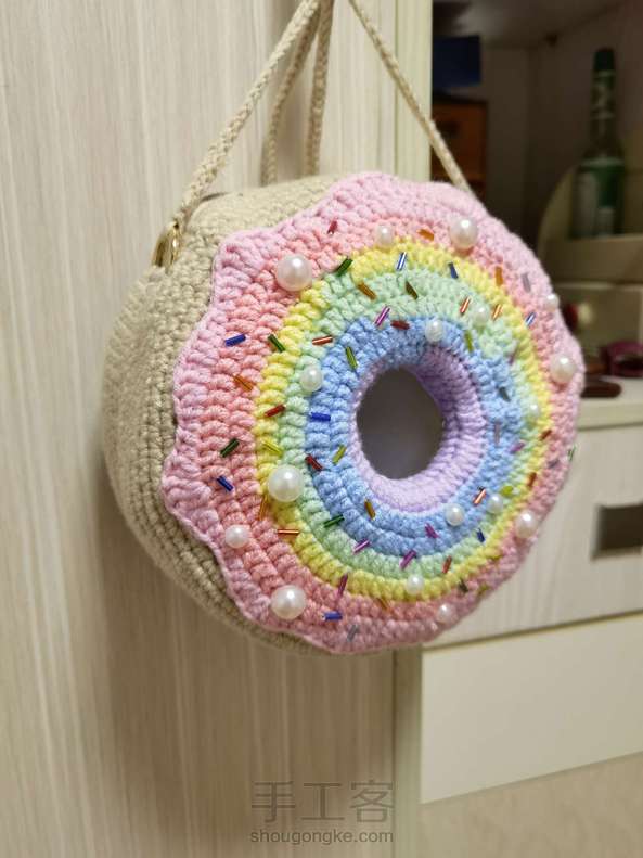 甜甜圈挎包