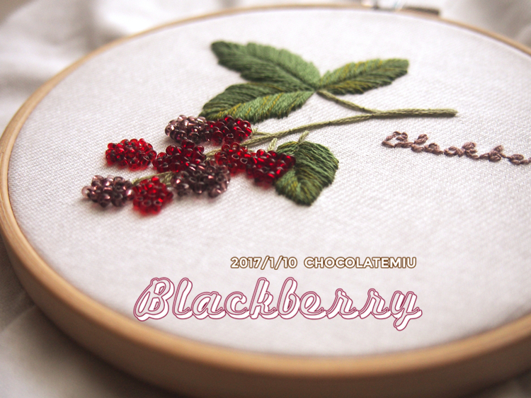 黑莓刺绣 第13步