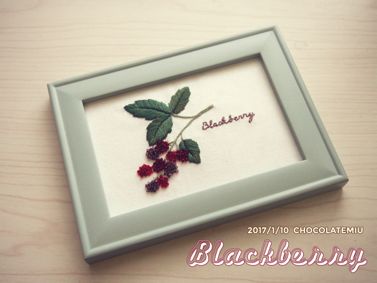 黑莓刺绣 第17步