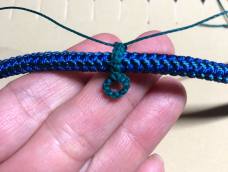 线不用太长，泰式项链绳吊坠部份，下面还要配拉网，更好看