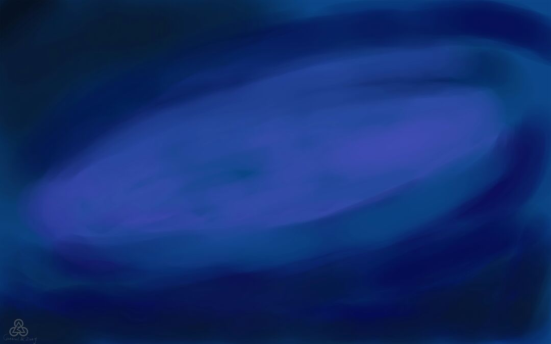 手绘璀璨星空之仙女座漩涡星云 第1步