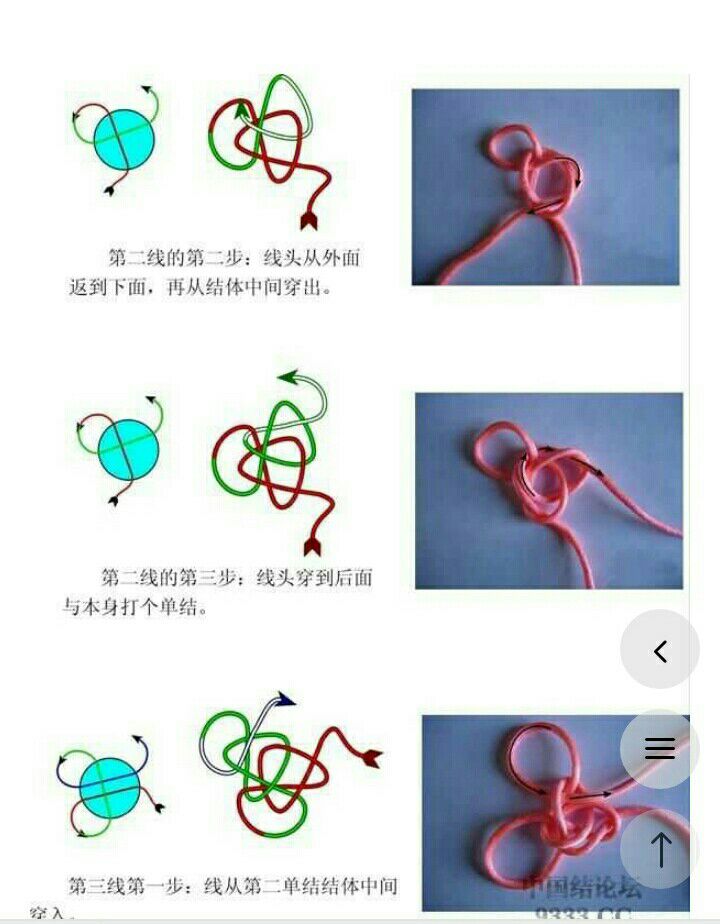 （转）冰花结的编织方法（冰花系列1） 第2步