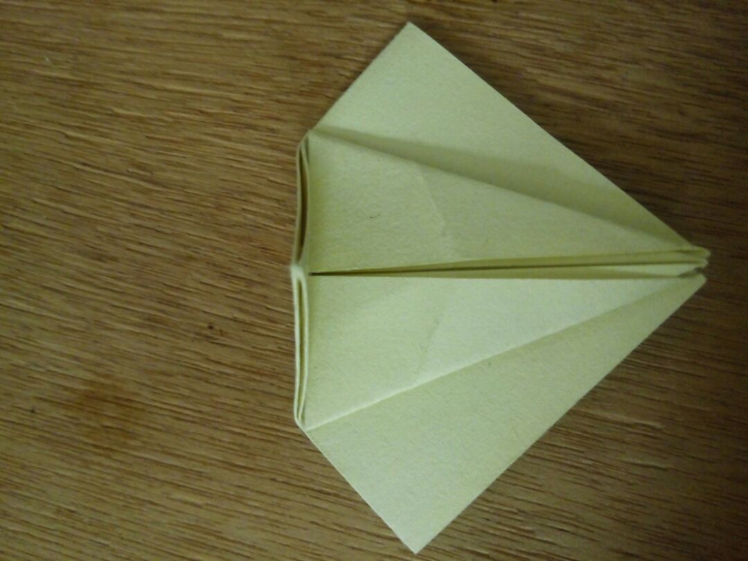 简单的雪花折纸 第5步