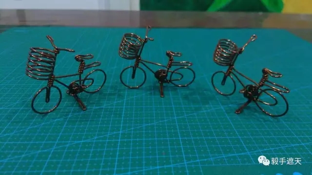 【金属绕线】绕线自行车制作（第2期）迷你淑女车 第1步