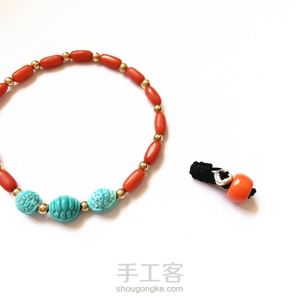 【原创】超简单佛珠卡子图解-手编绳活扣