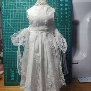 BJD小布娃娃娃衣——茶染罩裙教程