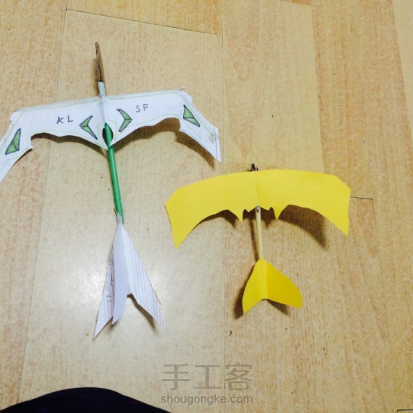 纸板飞机制作教程