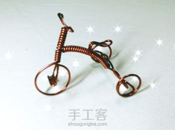【金属绕线】绕线自行车制作（第3期）儿童三轮车