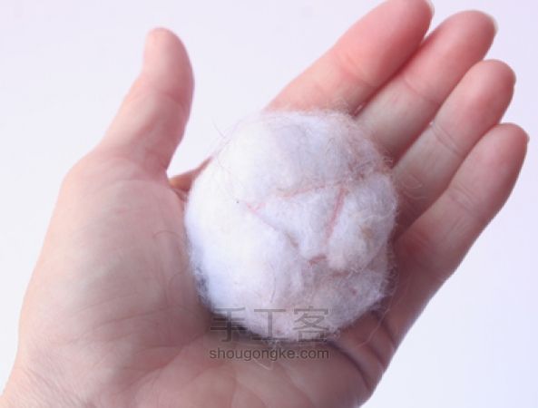 DIY羊毛毡猫头鹰玩偶手工教程 第2步