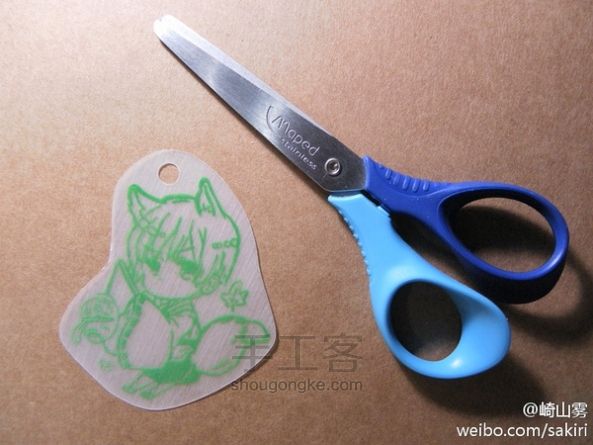 DIY让人上瘾的热缩片教程 第6步