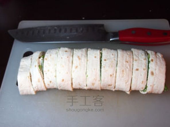 【来一发】奶酪鸡肉卷教程 第5步