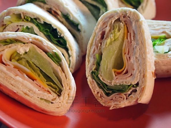 【来一发】奶酪鸡肉卷教程 第6步