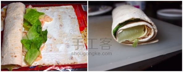【来一发】奶酪鸡肉卷教程 第4步