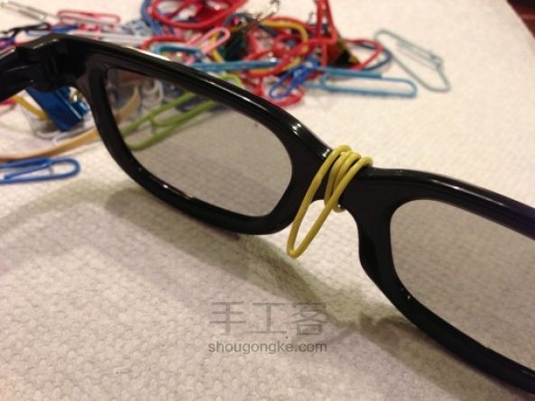 旧物改造，DIY3D眼镜教程 第5步
