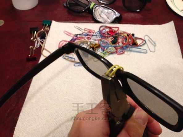 旧物改造，DIY3D眼镜教程 第6步