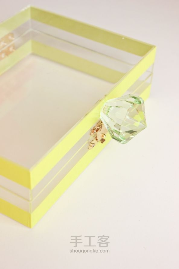 用有机玻璃DIY超精美透明手包 第8步