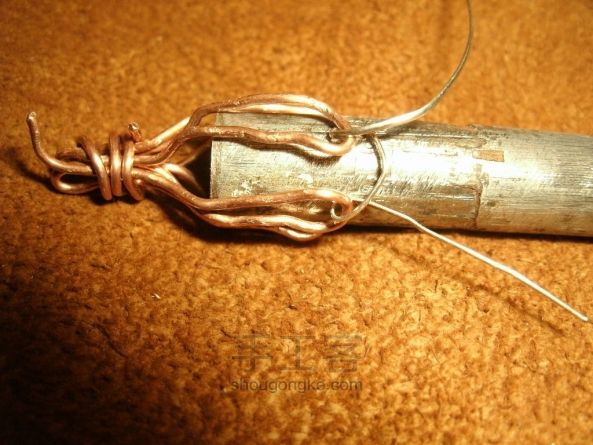 金属编织手链 教程 第4步