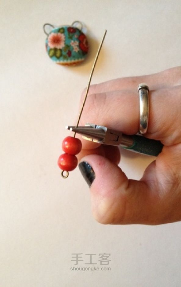 DIY 布艺项链 第7步