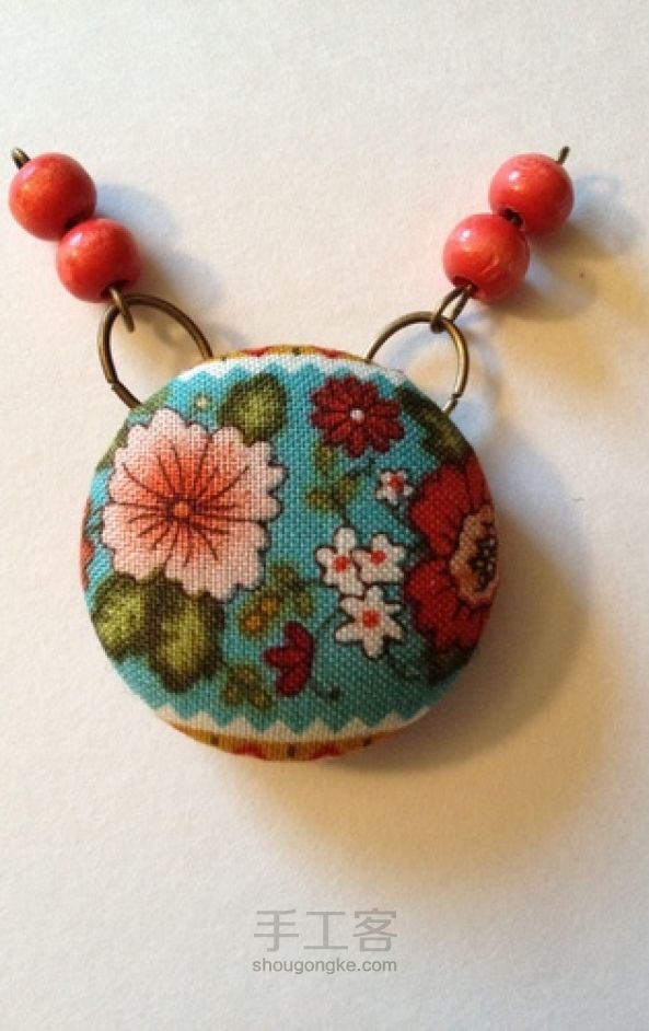 DIY 布艺项链 第10步