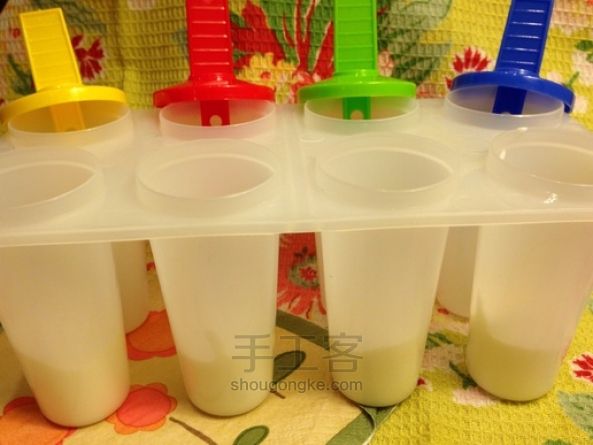 【来一发】黑莓酸奶雪糕  教程 第4步