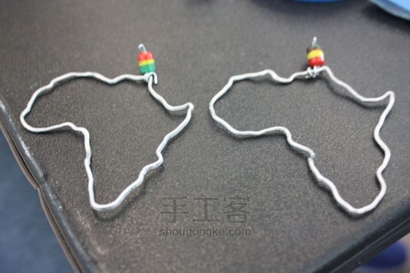【你来自哪个洲】DIY 非洲耳环 第7步
