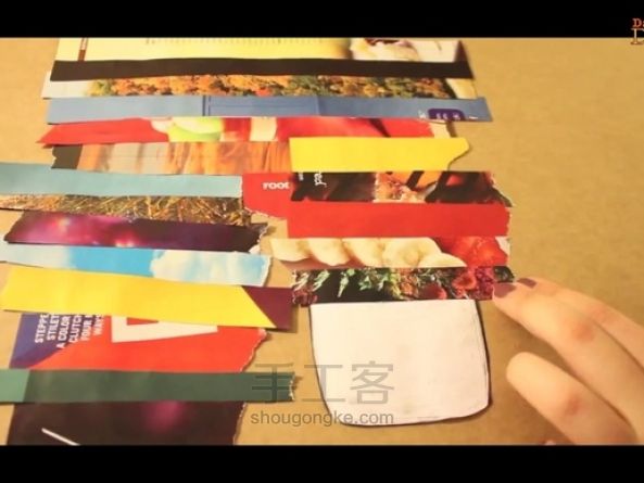 【杂志风】DIY  字母装饰画   第5步