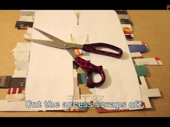 【杂志风】DIY  字母装饰画   第6步