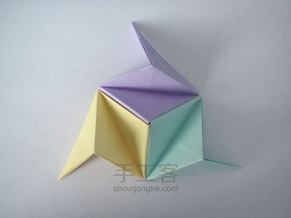 组合折纸の立体纸球 第30步