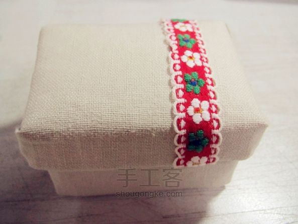 棉麻の私物盒【礼物盒，首饰盒…… 第9步