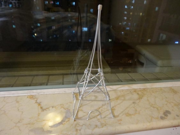DIY用铝线做巴黎铁塔 第42步