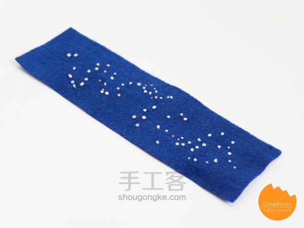 diy星座腕带 第4步