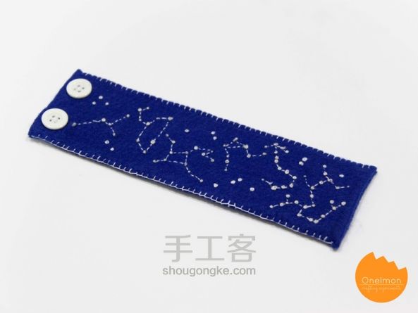 diy星座腕带 第9步