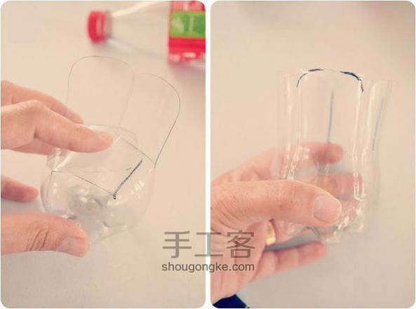 可乐瓶DIY青苹果小礼盒 第2步