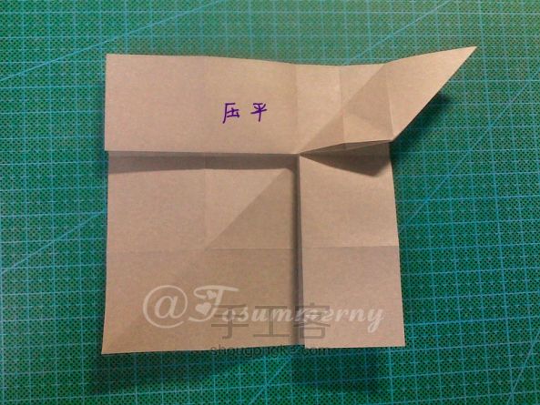 【天の折馆】兔八哥折纸实拍教程 第7步