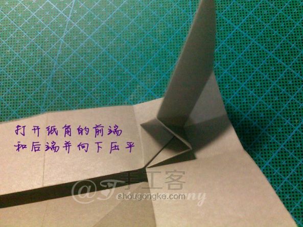 【天の折馆】兔八哥折纸实拍教程 第8步