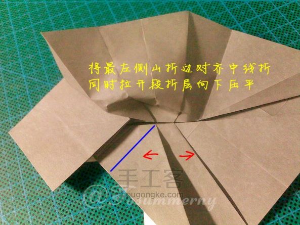 【天の折馆】兔八哥折纸实拍教程 第16步